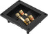 Speaker Terminal Connector, 4 Pure Copper Plated Wiring Terminal Box with 4 Mounting Holes