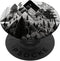 nature wood line art geometric black and white Peak Relief PopSockets Swappable PopGrip