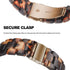 Resin Band Compatible with Fitbit Charge 4, Charge 3/3 SE, Women Men Rose Gold Buckle Wristband Strap