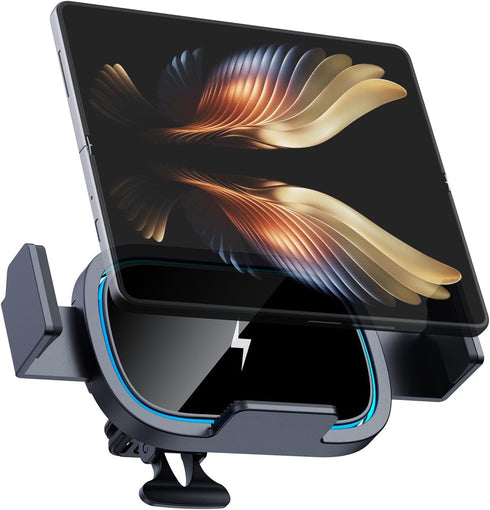 Wireless Car Charger for Samsung Galaxy Z Fold 6/5/4/3, 15W Fast Charging Air Vent Phone Holder for Galaxy Z Fold/Note