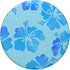 Coconut Girl Tie Dye Hibiscus Preppy Hawaiian Y2K Blue Aqua PopSockets Standard PopGrip