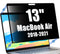 Privacy Screen Protector for MacBook Air 13 Inch (2018-2021, M1), Removable Laptop Privacy Screen Shield