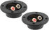 1 Pair 3-Inch Double Binding Round Gold Plate Push Spring Loaded Jacks for Speaker Box Terminal Cup