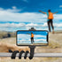 iTODOS Portable Flexible Cell Phone Holder Stand - Compatible with Treadmill, Stroller, Car, and Desk (Black)
