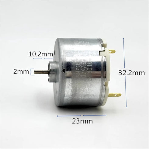 ACOSBKK RC520-KN/18225 5V 6V 9V 12V 8500RPM 32mm Standard Motor Mini Diameter Carbon Brush Motor DIY Sweeper Robot Toy
