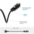 Replacement Charger Compatible with Hwagol G20/G28 Watch, 1.9ft USB Magnetic Charging Cord for Hwagol Smart Watch