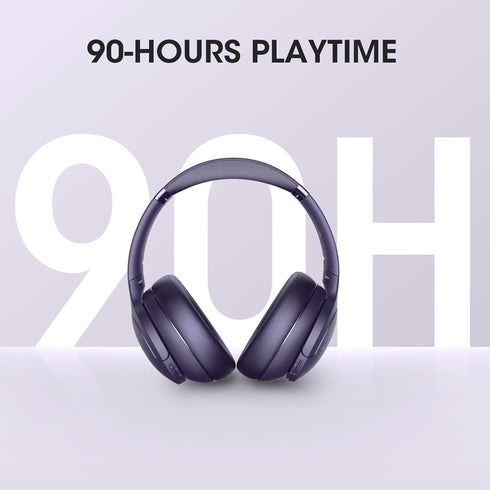 DOQAUS Upgraded Bluetooth Headphones Over Ear, 90H Playtime, Bluetooth 5.3 Wireless Headphones, 3 EQ Modes, Built-in HD