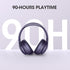 DOQAUS Upgraded Bluetooth Headphones Over Ear, 90H Playtime, Bluetooth 5.3 Wireless Headphones, 3 EQ Modes, Built-in HD