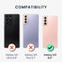 kwmobile Case Compatible with Samsung Galaxy S21 - TPU Silicone Phone Cover with Soft Finish in Arctic Night