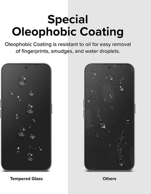 Ringke Glass Tempered Screen Protector for Nothing Phone 2a - Shatterproof, Easy Install, 2 Pack with Tool.