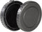 Body Cap & Camera Rear Lens Cover Set for N-Mount 1 N1 Lenses and Mirrorless Cameras J1 J2 J3 J4 V1 V2 V3 S1 S2 AW1