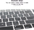 HRH Ombre Gray Silicone Keyboard Cover for Magic Keyboard with Numeric Keypad A1843 MQ052LL/A (US Layout, 2017)