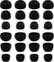 12 Pairs Silicone Replacement Earbud Ear Buds Tips Compatible with Skullcandy Sesh Evo and Other 3.8mm to 5.5mm Nozzle Earbuds Earphones, S/M/L Black