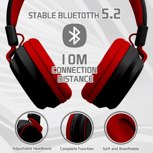 MIDOLA Kids Headphones Bluetooth 5.3, Wireless 60H Play Time, Volume Limited Over Ear Headset for Travel