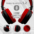 MIDOLA Kids Headphones Bluetooth 5.3, Wireless 60H Play Time, Volume Limited Over Ear Headset for Travel