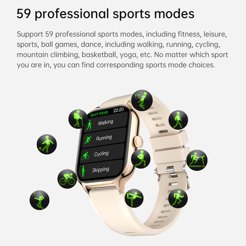 Smart Watch for Women Men, 2.01" IP67 Waterproof, Fitness Watch with Heart Rate Sleep Monitor, Steps Calories Counter