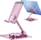 Rotatable Foldable Phone Stand for Desk, Fully Adjustable Desktop Holder Cradle Dock Compatible with iPhone 14 13 12 11