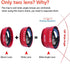3 in 1 Cell Phone Camera Lens Kit, Universal Wide Angle Macro Fisheye Lens for Smart Phones iPhone Samsung Android (Red)