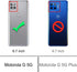 Osophter Case for Moto One 5G Ace, Shock-Absorption Flexible TPU Rubber Protective Cell Phone Cover for Motorola Moto