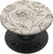 Boho Chic Minimalist Cream Light Beige Rose Flower PopSockets Standard PopGrip