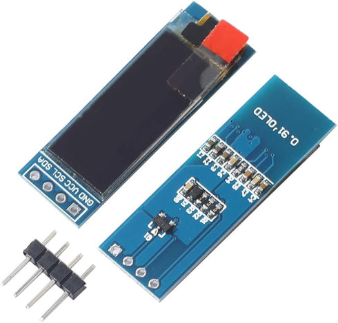 Generic 0.91 inch 128x32 I2C IIC Serial OLED LCD Screen DIY Module 4-PIN