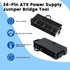 SDTC Tech 24-Pin ATX Power Supply Jumper Bridge Tool, PSU Test Starter Without Being Plugged Into Motherboard
