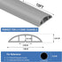 Floor Cord Cover Self Adhesive, 10Ft Cord Hider for Power Cable Management, Grey