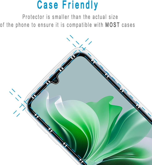 2 Pack Privacy Screen Protector for Samsung Galaxy A15 5G and Galaxy A15 6.5-inch, Anti Spy Tempered Glass, Bubble