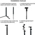 Golf Tripod and Monopod Selfie Stick with Ground Spike Stake, Golf Swing Analyzer Phone Holder, Phone Tripod for Golf