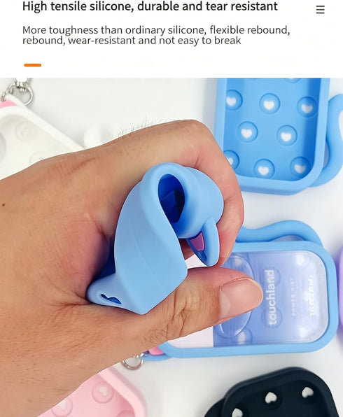 Hiflyer Case for Touchland Hand Sanitizer Spray, Silicone Touchland Hand Sanitizer Case Portable Hand Sanitizer Holder