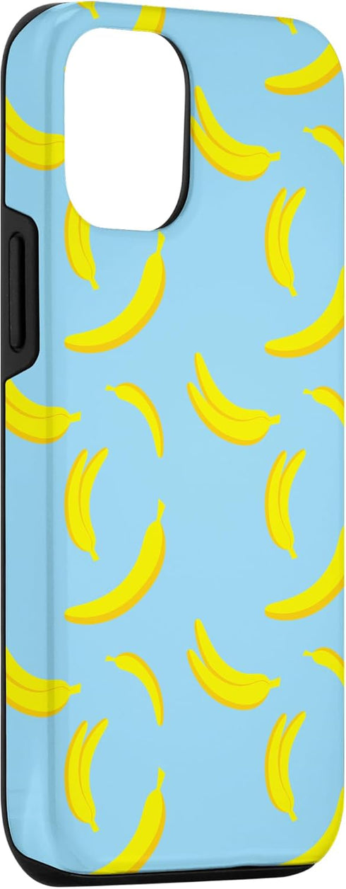 Banana Tropical Fruit Cases 12/12 Banana Lover Blue Cover Tropical Fruit Pattern Gift Case for iPhone Pro