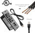 Conference Recessed Power Strip Socket with USB Ports, Desktop Charging Station with 2-Outlets and 2 USB Ports