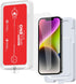 FLOLAB NanoArmour ONETIME Case Friendly Screen Protector for iPhone 14/13/13 Pro - Durable, Easy Install, Smooth Touch.