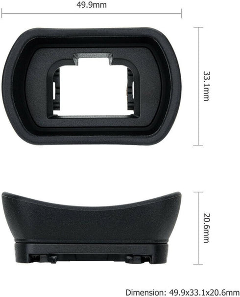 DBEIXIWEI A7III A7II A7RIV A7RIII A7RII Camera Eyecup Eyepiece Viewfinder Replacement for Sony Camera