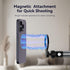 Phone Holder for Desk with Strong Magnetic Design, Tablet Stand Holder with Long Arm, 360° Freely Adjustable Rotation
