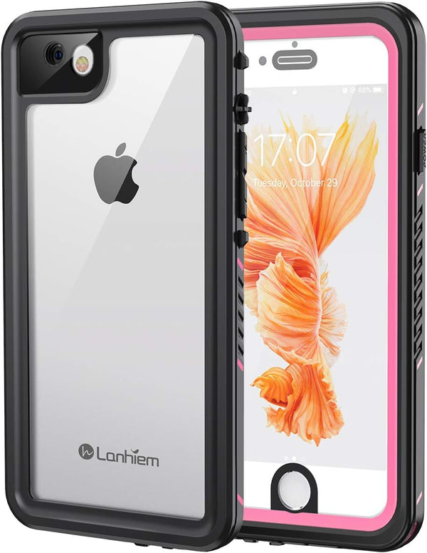 Lanhiem Case for iPhone SE 2022/2020, iPhone 7 8 Case, IP68 Waterproof Dustproof Shockproof with Built-in Screen