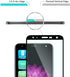TJS Phone Case for LG K40/K12 Plus/X4/Solo LTE, with Full Coverage Tempered Glass Screen Protector