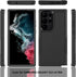 for Samsung Galaxy S23 Ultra Case: Dual Layer Heavy Duty Protective Cover with Screen Protector - Black