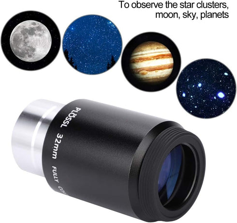 fo sa 1.25" 52 32mm Astronomical Telescope Eyepieces, Zoom Eyepiece with Multilayer Coating, Degree HD Zoom Lens