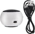 Mini Portable Speaker, Telescopic Design for Computer Smartphone MP3 Tablet, USB Powered, Lightweight, 2 Colors (White)