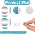 40Pcs Phone Metal Plates, Round Mobile Phone Metal Plate Made Iron, Adhesive Cell Phone Case Back Magnet Stickers for Magnetic Car Mount, Crafts Wall, and Phone Holder