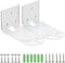 Sumnacon 2PCS Wall Mount Camera Shelf, Metal Small Wall Shelf with Adhesive, Universal Floating Shelf for Security