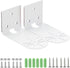 Sumnacon 2PCS Wall Mount Camera Shelf, Metal Small Wall Shelf with Adhesive, Universal Floating Shelf for Security