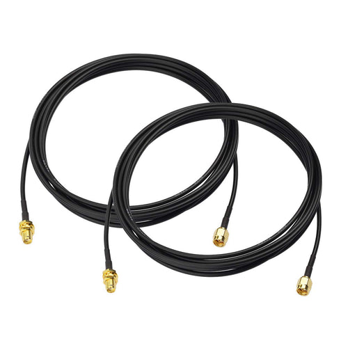 BINGFU SMA Male to SMA Female Bulkhead Mount RG174 Antenna Extension Cable