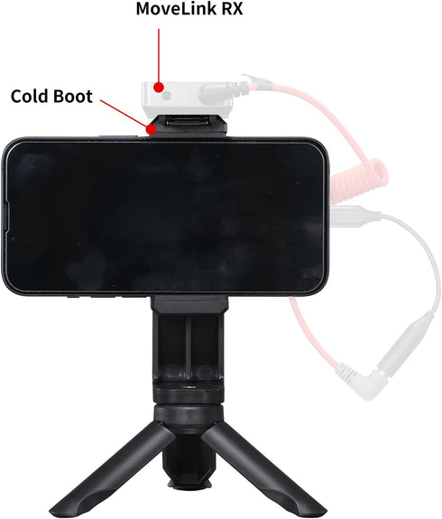 GODOX Handheld Adapter ML-H for MoveLink M1/M2 Wireless Microphone System, Mini Tripod Phone Holder Set