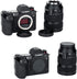 (2 Packs) Body Cap and Rear Lens Cap Kit for Leica L Mount Cameras, fit Panasonic S5II DC-S5M2 S1 S1R S1H