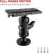 CALIDAKA Fish Finder Mount Base, 360 Degree Rotation Fish Finder Holder for Marine Electronics