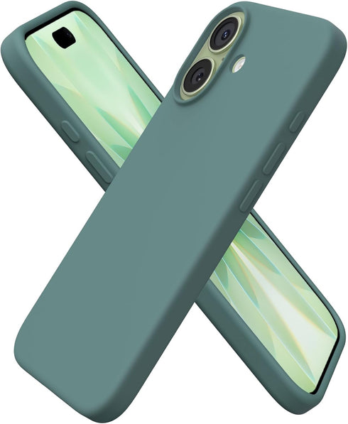 ORNARTO Compatible with iPhone 17 Case 6.3, Slim Liquid Silicone 3 Layers Full