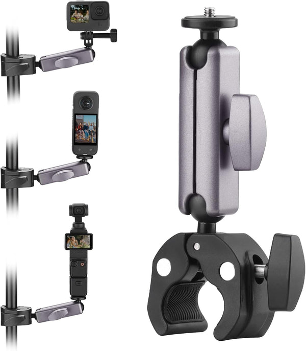 Pocket 3 Camera Bike Mount Clamp for Insta360 X4 X3 X2, DJI Osmo Pocket 3 2, GoPro Max Hero Mini Accessories