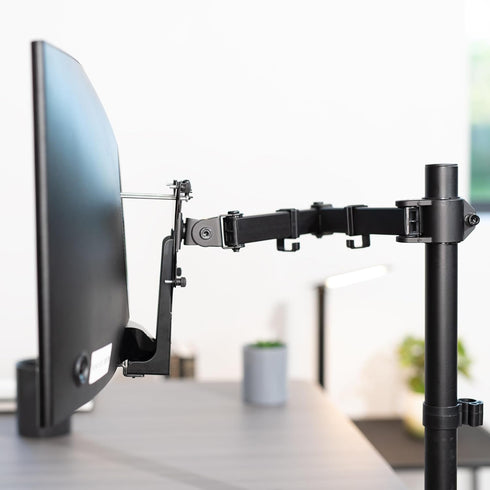 VIVO Quick Attach VESA Adapter Plate Bracket for Samsung CF397 and CRG5 Monitors, 24 and 32 inch Full HD Curved Screens